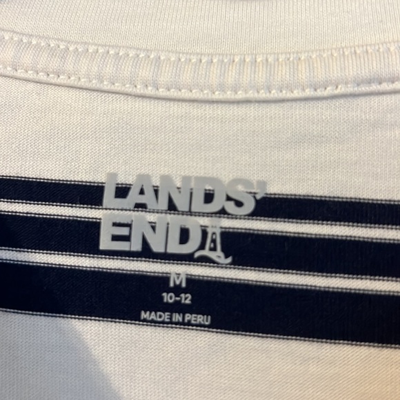 Lands End Striped Long Sleeve Tee - Picture 6 of 8